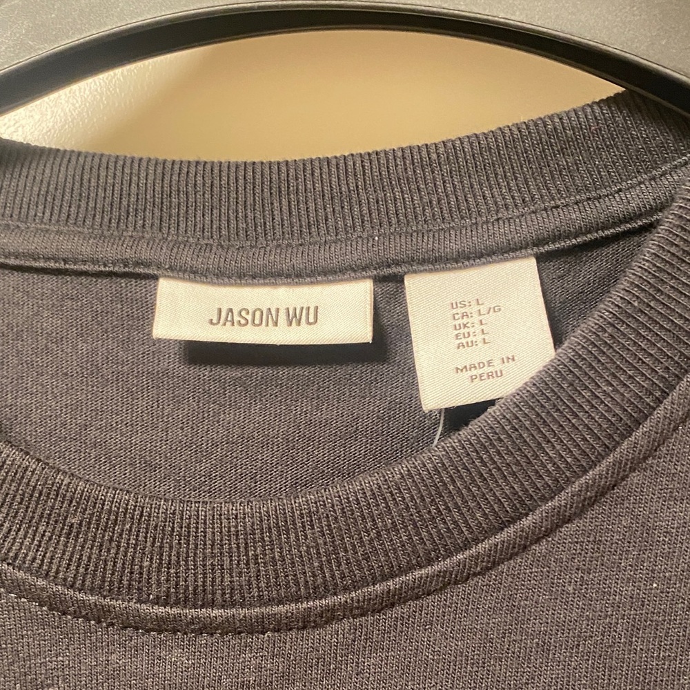 Jason Wu Black Short Sleeve Tee - Picture 2 of 4